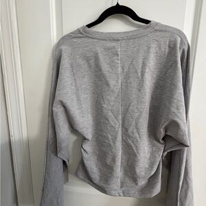 Edikted Light Gray Long Sleeve Top